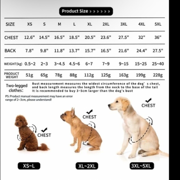 Blue Hoodie with zipper Detail For Dog🐾⭐️ - Picture 4 of 4